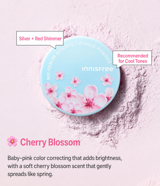 Innisfree No-Sebum Mineral Twinkle Powder – Spring Limited Edition