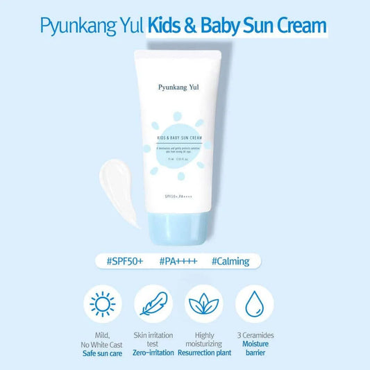 Pyunkang Yul Kids & Baby Moist Sun Cream SPF50+ PA++++ – 75ml