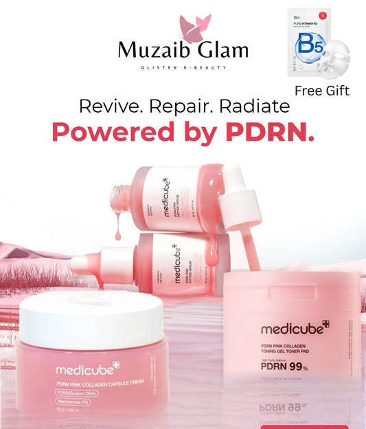 Muzaib Glam Pink Repair Glow Set