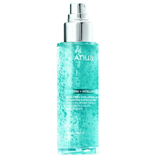 Anua PDRN Hyaluronic Acid Hydrating Capsule Mist 100ml bottle open and front picture