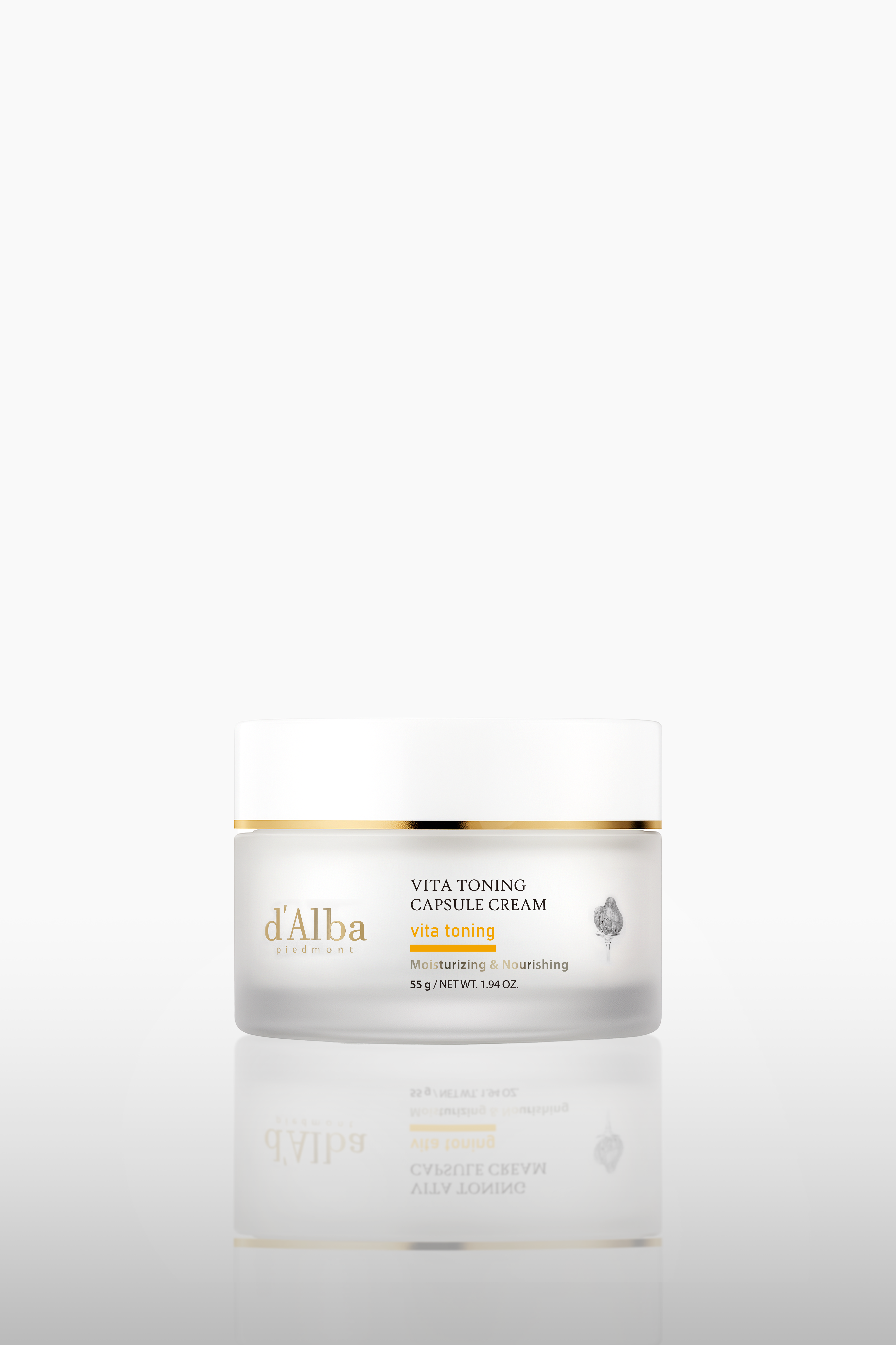 d'Alba Vita Toning Capsule Cream Niacinamide 5% 55g jar — authentic Korean brightening cream available in Pakistan