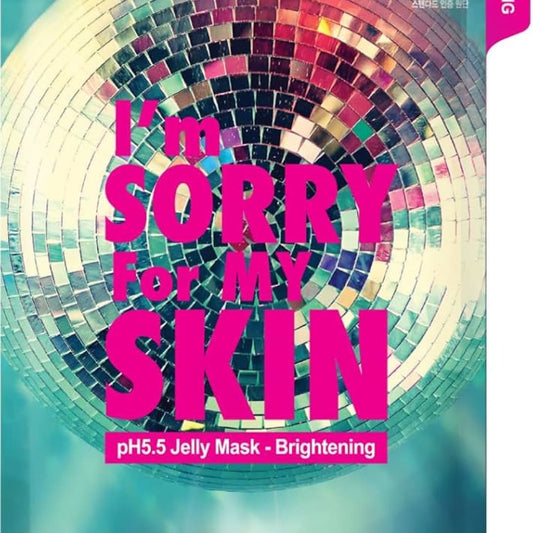 I'm sorry for my skin Ph 5.5Jelly mask- Brightning 1pc