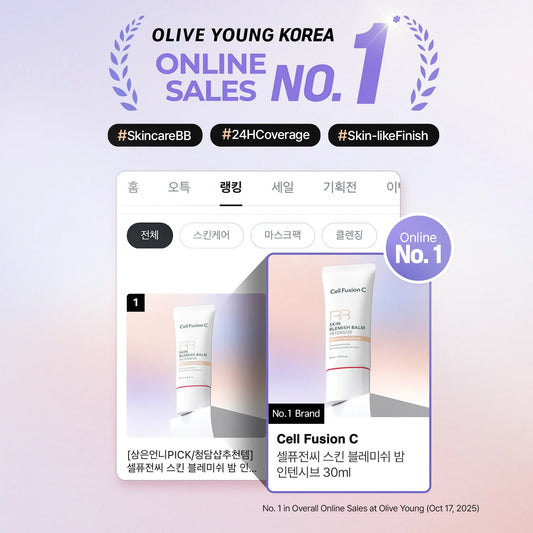 Cell Fusion C Skin Blemish Balm Intensive BB Cream SPF 50+ PA+++ shade 17-19 40ml (from Korea)