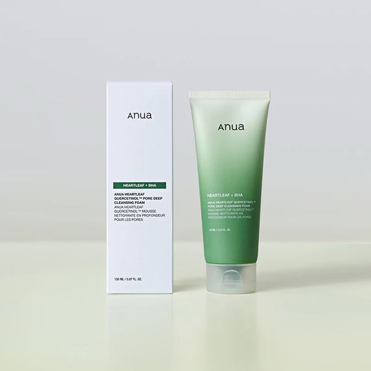 Anua Heartleaf Quercetinol Pore Deep Cleansing Foam (150ml)