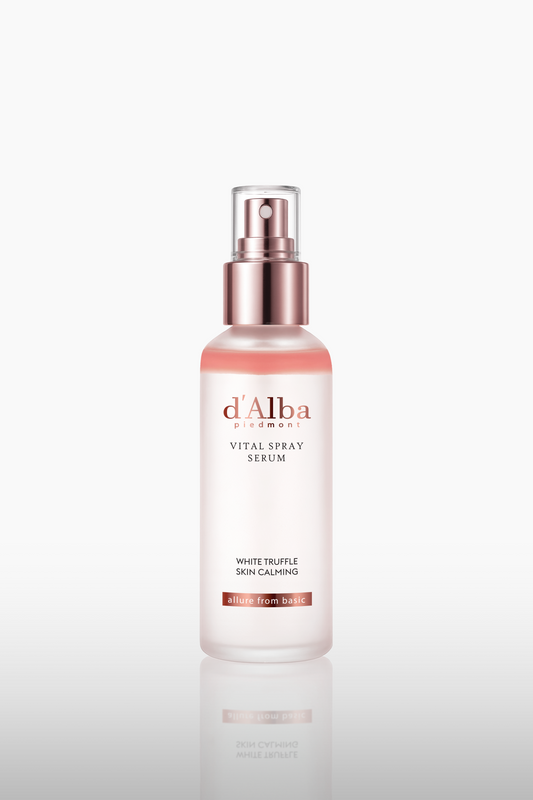 d'Alba White Truffle Vital Spray Serum 100ml bottle — authentic Korean calming mist, sold as a dual set in Pakistan