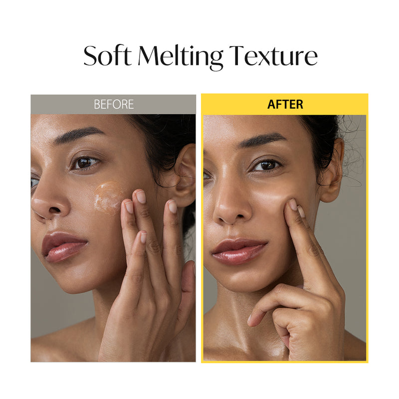 d'Alba White Truffle Double Moisture Cream serum and cream dispensed together