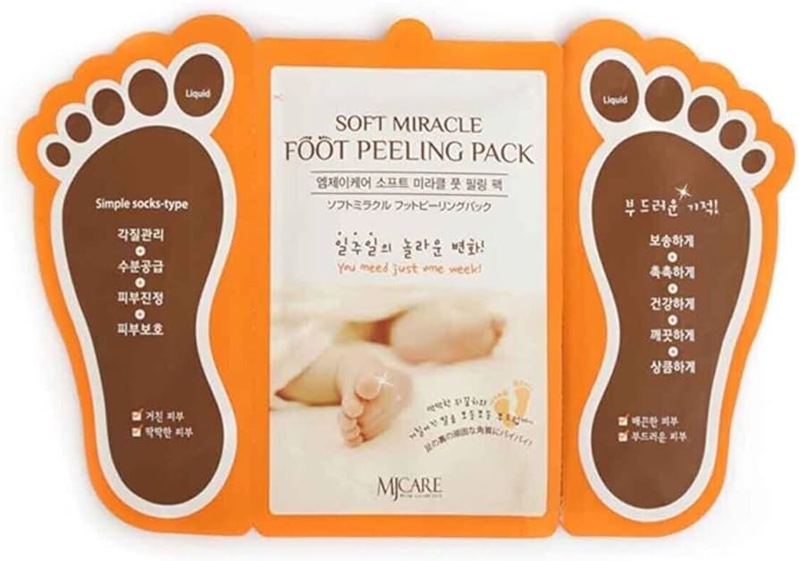 Mjcare Miracle Foot Peeling Pack – Soft Exfoliating Foot Mask