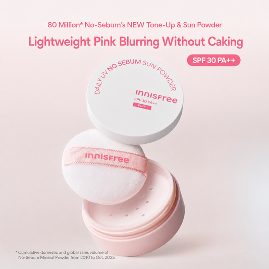 innisfree Daily UV No Sebum Sun Powder Pink SPF 30 PA++