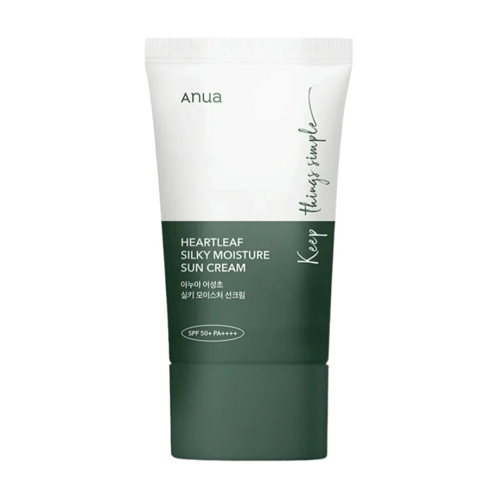 Anua Heartleaf Silky Moisture Mild Sunscreen SPF50+ PA++++