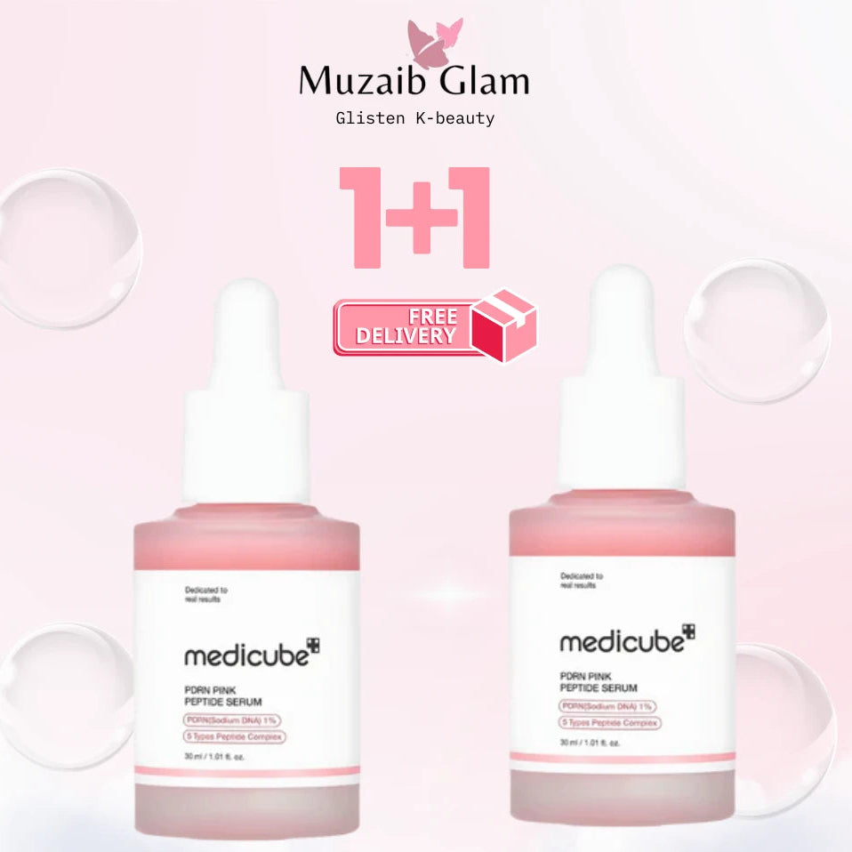Medicube PDRN Pink Peptide Serum 1+1 Deal (2x 30ml)