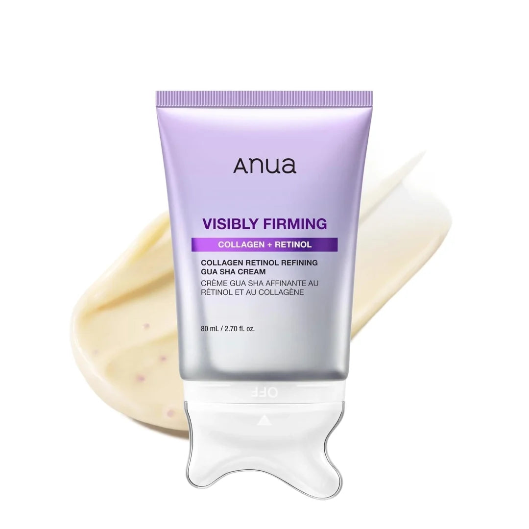 ANUA Collagen Retinol Refining Gua Sha Neck Cream 80ml – Firming & Wrinkle Care