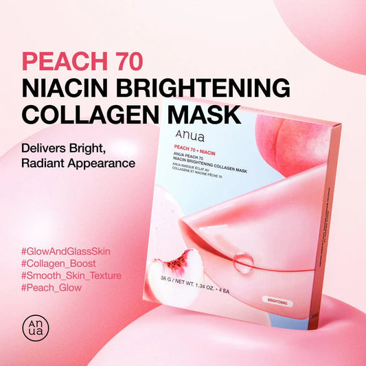 Anua Peach Niacinamide Collagen Sheet Mask 1pc