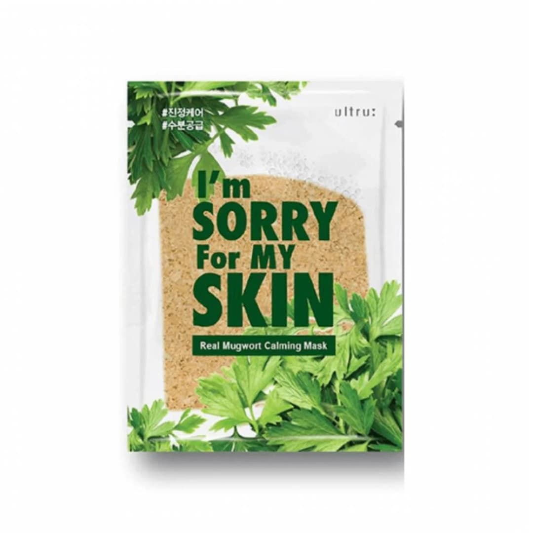 I'm Sorry for my Skin real mugwart calming mask (10 pieces)