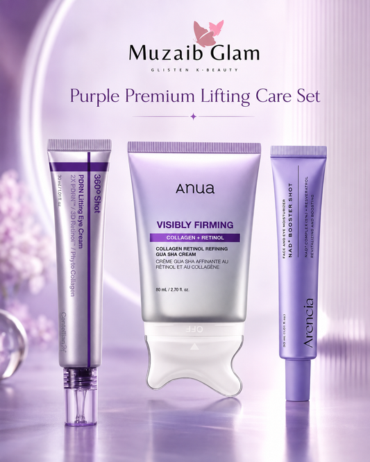 Purple Premium Lifting Care Set – ANUA + Arencia + Centellian24